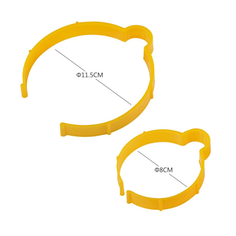 FOSHIO حامل لفائف الفينيل البلاستيكية FOSHIO مع مشابك كبيرة الحجم 2PCS ومشابك صغيرة الحجم 3PCS - Image 2